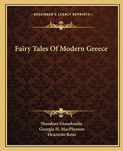 Fairy Tales Of Modern Greece