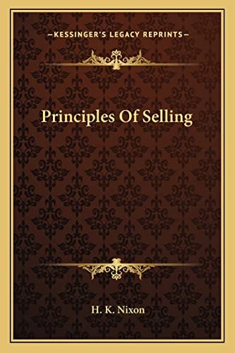 Principles Of Selling