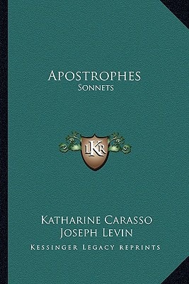 Apostrophes: Sonnets