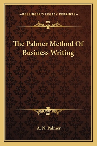 The Palmer Method Of Business Writing
