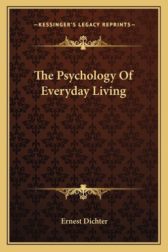 The Psychology Of Everyday Living