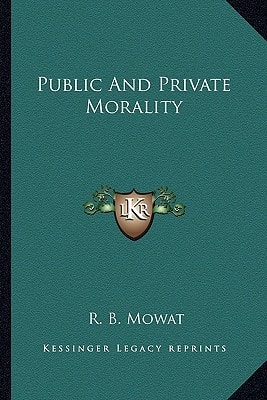Public And Private Morality