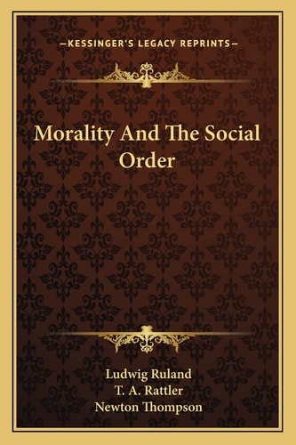 Morality And The Social Order