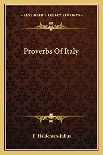 Proverbs Of Italy