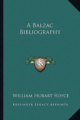 A Balzac Bibliography