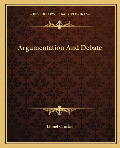 Argumentation And Debate