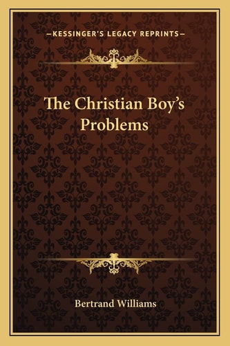 The Christian Boy's Problems