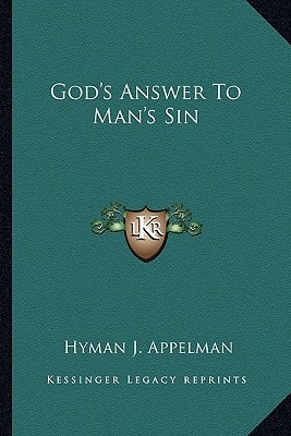 God's Answer To Man's Sin