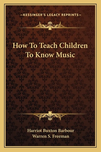 How To Teach Children To Know Music