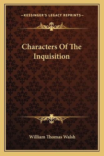 Characters Of The Inquisition