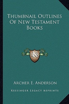 Thumbnail Outlines Of New Testament Books