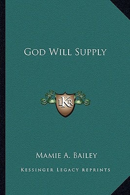 God Will Supply