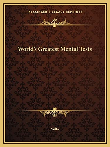 World's Greatest Mental Tests