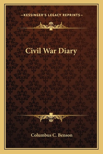 Civil War Diary