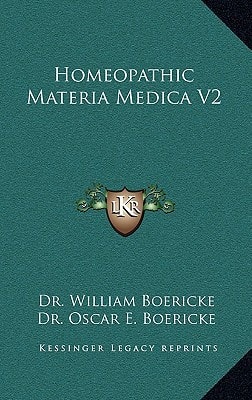 Homeopathic Materia Medica V2