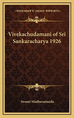 Vivekachudamani of Sri Sankaracharya 1926