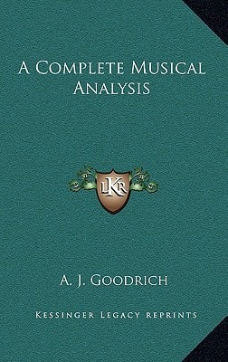 A Complete Musical Analysis