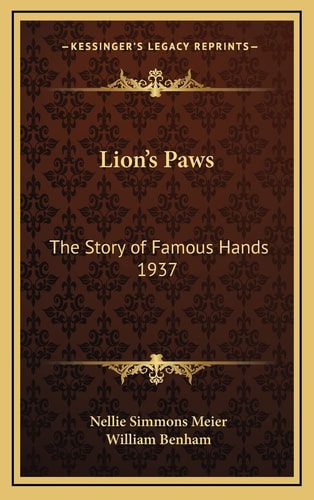 Lion's Paws: The Story of Famous Hands 1937