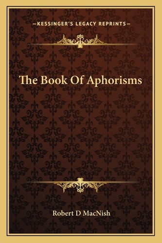 The Book Of Aphorisms