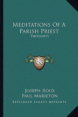 Meditations Of A Parish Priest: Thoughts