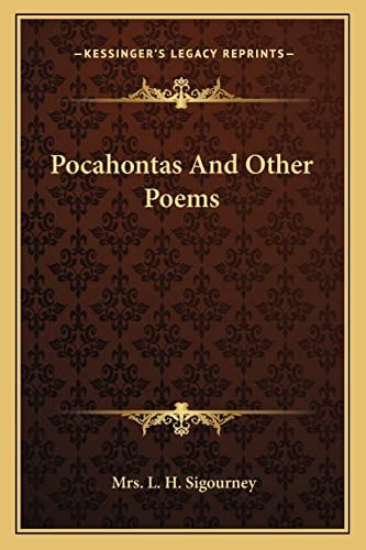 Pocahontas And Other Poems