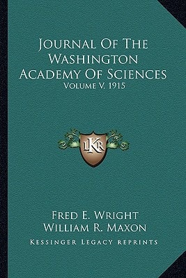 Journal Of The Washington Academy Of Sciences: Volume V, 1915