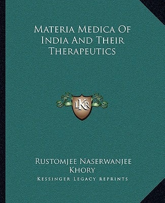 Materia Medica Of India And Their Therapeutics