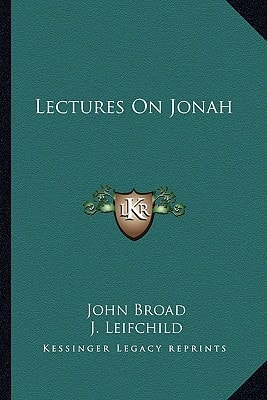 Lectures On Jonah