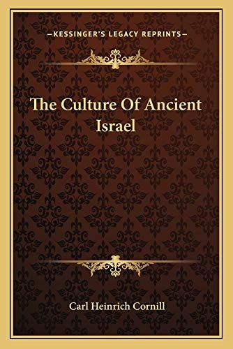 The Culture Of Ancient Israel