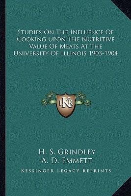 Studies On The Influence Of Cooking Upon The Nutritive Value Of Meats At The University Of Illinois 1903-1904