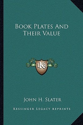 Book Plates And Their Value