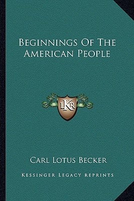 Beginnings Of The American People