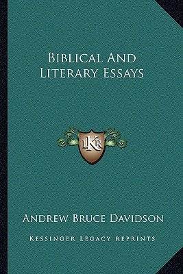 Biblical And Literary Essays