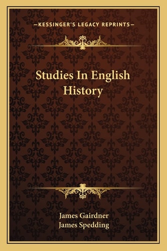 Studies In English History