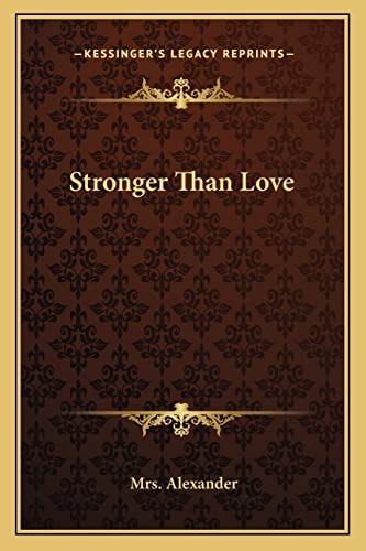 Stronger Than Love
