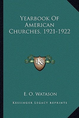 Yearbook Of American Churches, 1921-1922