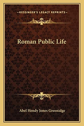 Roman Public Life
