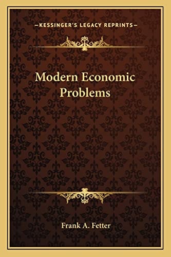 Modern Economic Problems