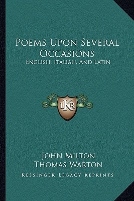 Poems Upon Several Occasions: English, Italian, And Latin
