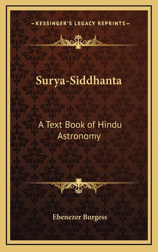 Surya-Siddhanta: A Text Book of Hindu Astronomy