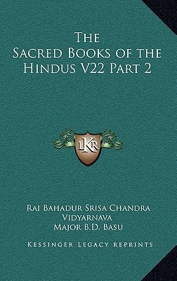 The Sacred Books of the Hindus V22 Part 2