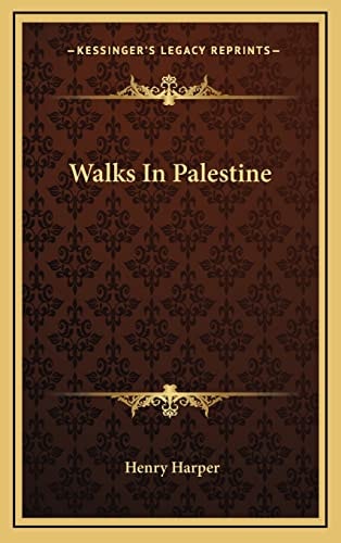 Walks In Palestine
