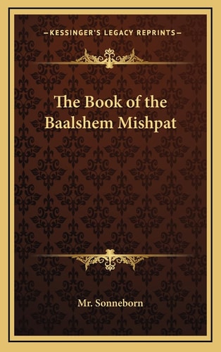The Book of the Baalshem Mishpat