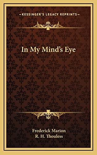 In My Mind's Eye