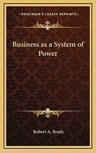 Business as a System of Power