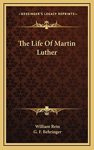 The Life Of Martin Luther