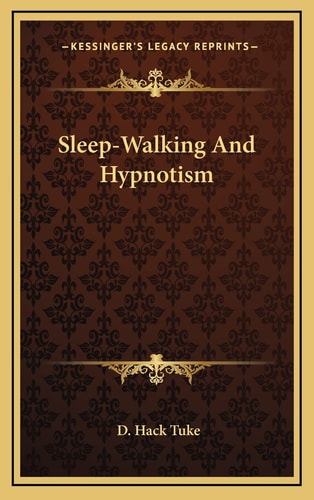 Sleep-Walking And Hypnotism