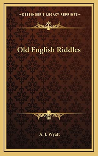 Old English Riddles