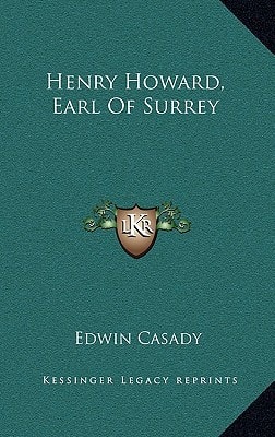Henry Howard, Earl Of Surrey