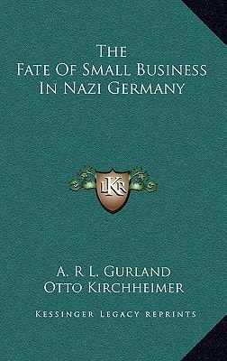 The Fate of Small Business in Nazi Germany